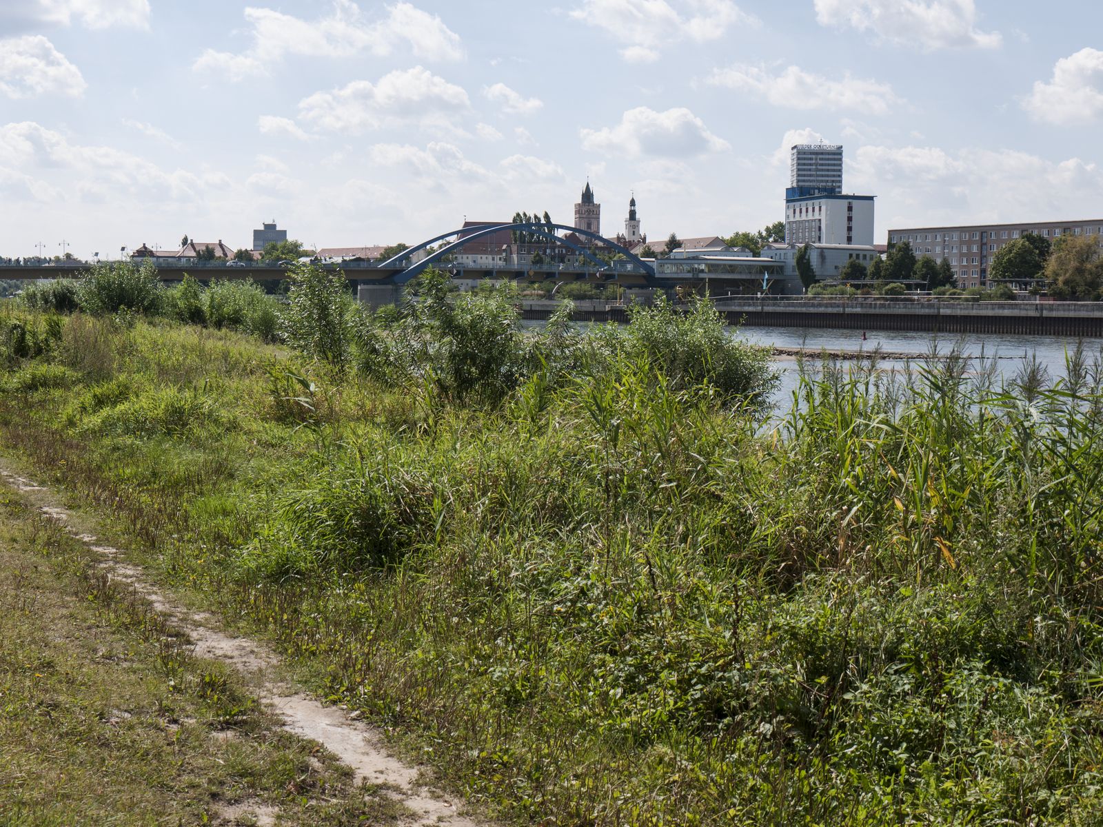 Frankfurt-Blick von Slubice